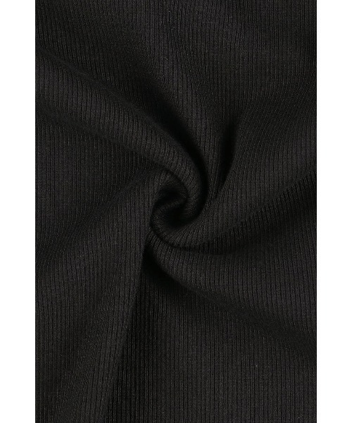 ALEXIA STAM（アリシアスタン）の「Back Adjuster Long Sleeve Rib Dress /パッドinバックアジャスターワンピ（ワンピース・レディース・ブラック/グレー・L/M/S）」の16枚目の写真