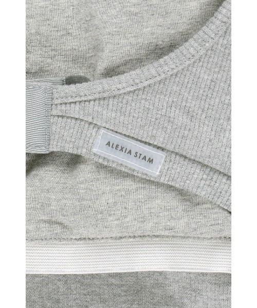 ALEXIA STAM（アリシアスタン）の「Back Adjuster Long Sleeve Rib Dress /パッドinバックアジャスターワンピ（ワンピース・レディース・ブラック/グレー・L/M/S）」の20枚目の写真