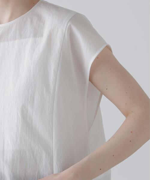 ADORE(アドーア)の「◆ドットメッシュブラウス(シャツ/ブラウス・レディース・ホワイト/グレー/ネイビー・38)」の9枚目の写真