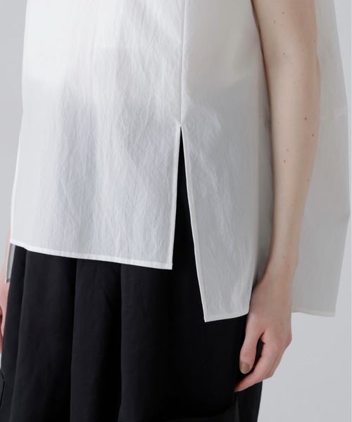 ADORE(アドーア)の「◆ドットメッシュブラウス(シャツ/ブラウス・レディース・ホワイト/グレー/ネイビー・38)」の16枚目の写真
