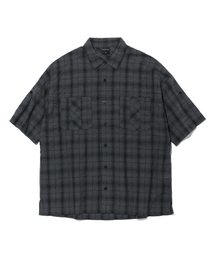 ANNOYED（アノイド）の「シアサッカー チェック 半袖シャツ CHARCOAL (LP2YU370-075)（シャツ/ブラウス）」