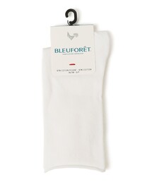 BLEU FORET（ブルーフォレ）の「BLEUFORET:ソリッド カラー ベルベット ソックス（ソックス/靴下）」