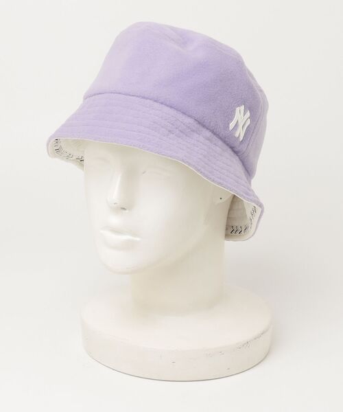 MLB（メジャーリーグベースボール）の「エムエルビー【MLB】- ニューヨーク・ヤンキース キャップ 【New York Yankees Revisible Bucket Hat 3AHT06126】（ハット・メンズ・ホワイト・57）」の6枚目の写真