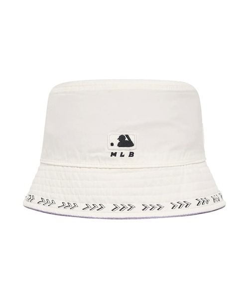 MLB（メジャーリーグベースボール）の「エムエルビー【MLB】- ニューヨーク・ヤンキース キャップ 【New York Yankees Revisible Bucket Hat 3AHT06126】（ハット・メンズ・ホワイト・57）」の2枚目の写真