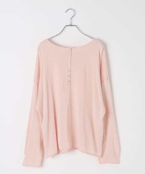 BAYFLOW（ベイフロー）の「2WAYニットプルオーバー（ニット/セーター・レディース・オフホワイト/ネイビー/ピンク・FREE）」の21枚目の写真