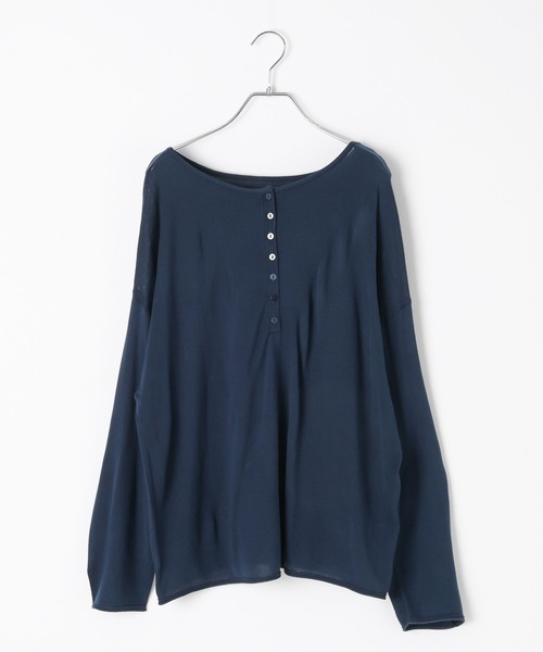 BAYFLOW（ベイフロー）の「2WAYニットプルオーバー（ニット/セーター・レディース・オフホワイト/ネイビー/ピンク・FREE）」の22枚目の写真