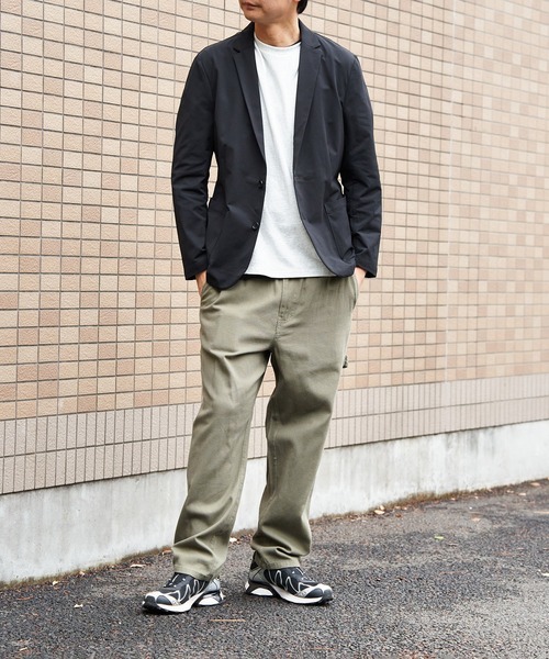 VENCEEXCHANGE（ヴァンスエクスチェンジ）の「軽量ストレッチ カノコテーラードジャケット（テーラードジャケット・メンズ・ネイビー/ブラック・LL）」の6枚目の写真