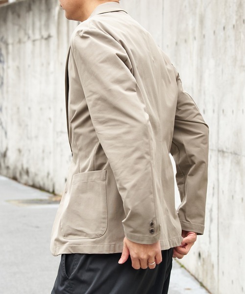 VENCEEXCHANGE（ヴァンスエクスチェンジ）の「軽量ストレッチ カノコテーラードジャケット（テーラードジャケット・メンズ・ネイビー/ブラック・LL）」の10枚目の写真