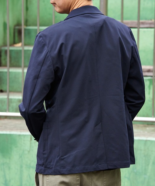 VENCEEXCHANGE（ヴァンスエクスチェンジ）の「軽量ストレッチ カノコテーラードジャケット（テーラードジャケット・メンズ・ネイビー/ブラック・LL）」の17枚目の写真