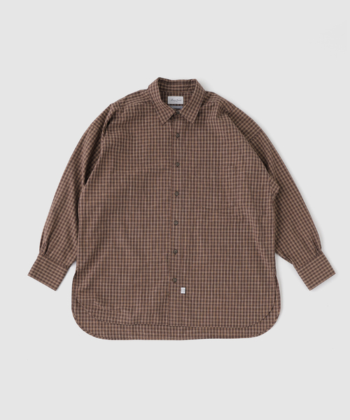 Marvine Pontiak shirt makers（マービンポンティアックシャツメーカーズ）の「Marvine Pontiak / マービンポンティアックシャツメーカーズ NewOrder SH（シャツ/ブラウス・メンズ・ブラウン・FREE）」の4枚目の写真