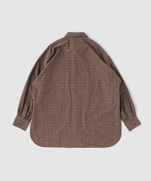 Marvine Pontiak shirt makers（マービンポンティアックシャツメーカーズ）の「Marvine Pontiak / マービンポンティアックシャツメーカーズ NewOrder SH（シャツ/ブラウス・メンズ・ブラウン・FREE）」の5枚目の写真