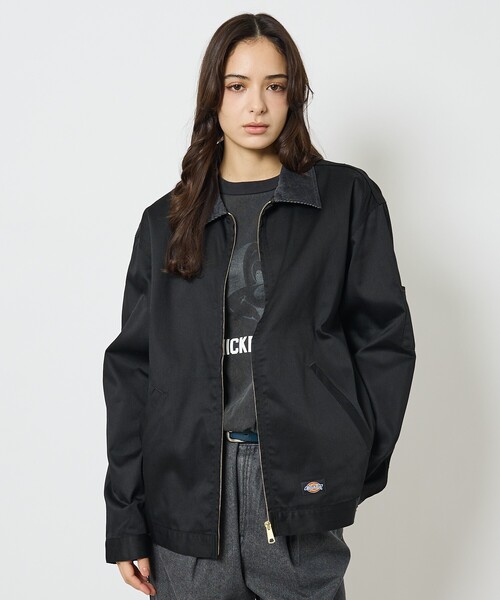 Dickies(ディッキーズ)の「【Dickies / ディッキーズ】Twill Eisenhower Jacket / ツイル アイゼンハワージャケット(ブルゾン・メンズ・ブラック/ベージュ/カーキ・L/M)」の1枚目の写真