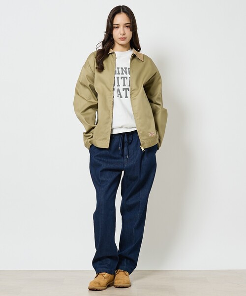 Dickies(ディッキーズ)の「【Dickies / ディッキーズ】Twill Eisenhower Jacket / ツイル アイゼンハワージャケット(ブルゾン・メンズ・ブラック/ベージュ/カーキ・L/M)」の4枚目の写真