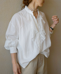 JOURNAL STANDARD LUXE（ジャーナルスタンダード　ラックス）の「ラッフルフリルレースブラウス（シャツ/ブラウス）」