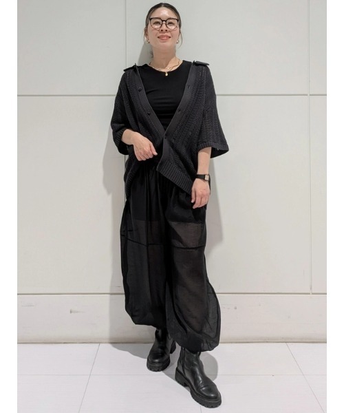 GAP(ギャップ)の「シアー パラシュート ジョガーパンツ(その他パンツ・レディース・ブラック/ブラウン・XS/S/M/L/XXS)」の15枚目の写真