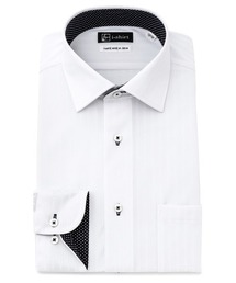 Perfect Suit FActory（パーフェクトスーツファクトリー）の「【完全ノーアイロン アイシャツLimited】トリコットストライプ スリムタイプ セミワイド（ビジネスシャツ）」