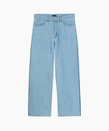 LAD MUSICIAN | 11.5oz BLEACH DENIM STRAIGHT PANTS(デニムパンツ)