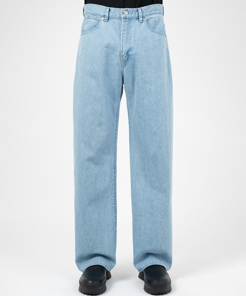 LAD MUSICIAN（ラッドミュージシャン）の「11.5oz BLEACH DENIM STRAIGHT PANTS（デニムパンツ・メンズ・ブルー系・42/46/44）」の2枚目の写真
