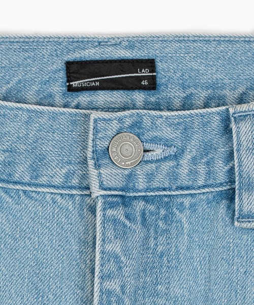 LAD MUSICIAN（ラッドミュージシャン）の「11.5oz BLEACH DENIM STRAIGHT PANTS（デニムパンツ・メンズ・ブルー系・42/46/44）」の5枚目の写真