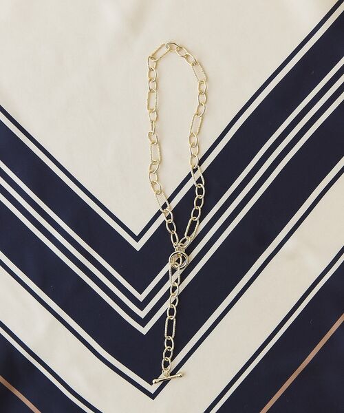 AMERICAN HOLIC(アメリカンホリック)の「チェーンMIXデザインネックレス(ネックレス・レディース・シルバー/ゴールド・FREE)」の2枚目の写真