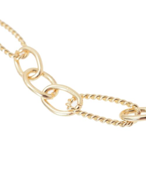 AMERICAN HOLIC(アメリカンホリック)の「チェーンMIXデザインネックレス(ネックレス・レディース・シルバー/ゴールド・FREE)」の6枚目の写真