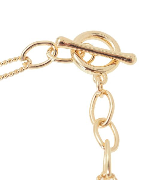 AMERICAN HOLIC(アメリカンホリック)の「チェーンMIXデザインネックレス(ネックレス・レディース・シルバー/ゴールド・FREE)」の7枚目の写真