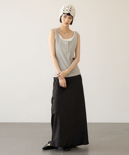 LOWRYS FARM(ローリーズファーム)の「クロシェビーニー 636372(ニットキャップ/ビーニー・レディース・ホワイト/ブラック・FREE)」の3枚目の写真