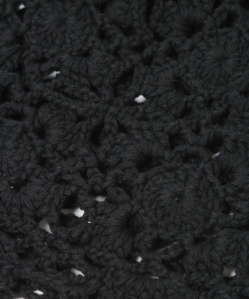 LOWRYS FARM(ローリーズファーム)の「クロシェビーニー 636372(ニットキャップ/ビーニー・レディース・ホワイト/ブラック・FREE)」の16枚目の写真