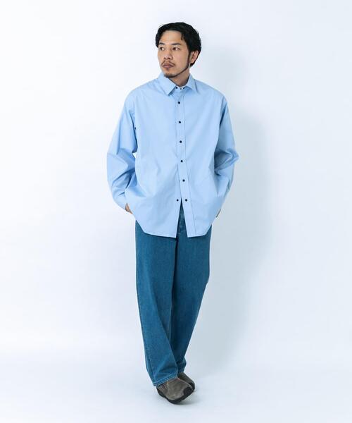 EKAL（エカル）の「エステネージュ ロングスリーブシャツ（シャツ/ブラウス・メンズ・ブルー系その他/ライトブルー・MEDIUM）」の7枚目の写真