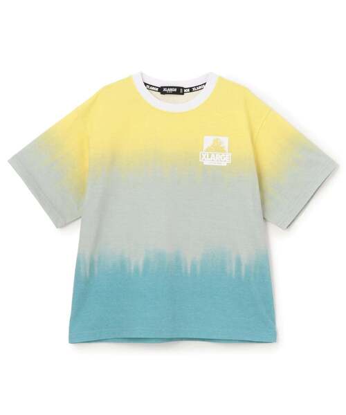 XLARGE KIDS(エクストララージキッズ)の「OG グラデーションタイダイ半袖Tシャツ(Tシャツ/カットソー・キッズ・イエロー/グレー・90cm/110cm/120cm/130cm/100cm/80cm/140cm)」の2枚目の写真