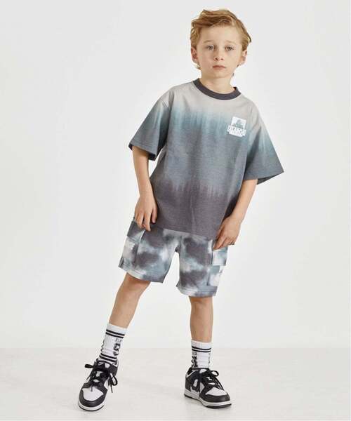 XLARGE KIDS(エクストララージキッズ)の「OG グラデーションタイダイ半袖Tシャツ(Tシャツ/カットソー・キッズ・イエロー/グレー・90cm/110cm/120cm/130cm/100cm/80cm/140cm)」の3枚目の写真