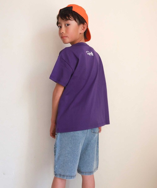 FARM(ファーム)の「ビックロゴムネポケットTシャツ(Tシャツ/カットソー・キッズ・ブラック/パープル・130cm/140cm/160cm/150cm)」の7枚目の写真