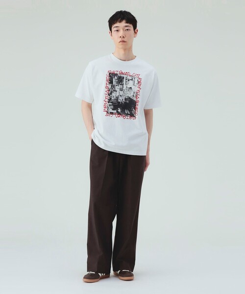 BEAMS HEART(ビームスハート)の「【8/6値下げ】【ユニセックス】PORT SOLEIL フォトグラフィック Tシャツ(Tシャツ/カットソー・メンズ・ホワイト/ブラック・LARGE/MEDIUM/SMALL)」の4枚目の写真