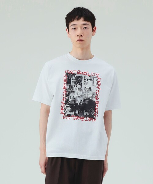BEAMS HEART(ビームスハート)の「【8/6値下げ】【ユニセックス】PORT SOLEIL フォトグラフィック Tシャツ(Tシャツ/カットソー・メンズ・ホワイト/ブラック・LARGE/MEDIUM/SMALL)」の6枚目の写真