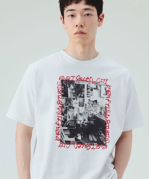 BEAMS HEART(ビームスハート)の「【8/6値下げ】【ユニセックス】PORT SOLEIL フォトグラフィック Tシャツ(Tシャツ/カットソー・メンズ・ホワイト/ブラック・LARGE/MEDIUM/SMALL)」の7枚目の写真