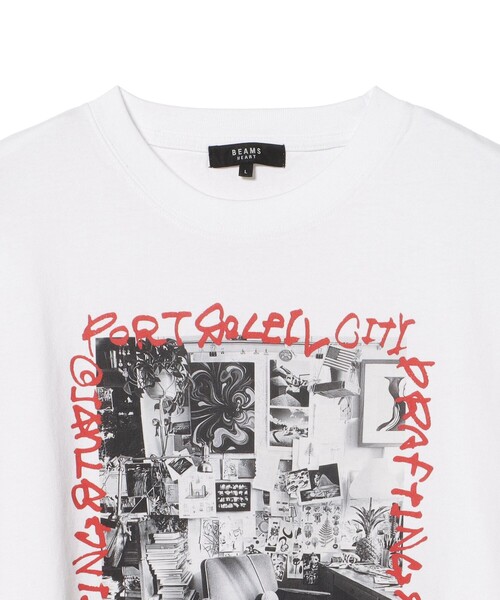 BEAMS HEART(ビームスハート)の「【8/6値下げ】【ユニセックス】PORT SOLEIL フォトグラフィック Tシャツ(Tシャツ/カットソー・メンズ・ホワイト/ブラック・LARGE/MEDIUM/SMALL)」の9枚目の写真