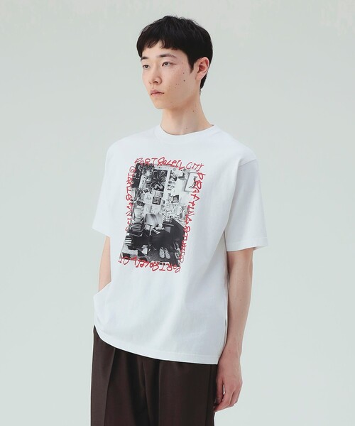 BEAMS HEART(ビームスハート)の「【8/6値下げ】【ユニセックス】PORT SOLEIL フォトグラフィック Tシャツ(Tシャツ/カットソー・メンズ・ホワイト/ブラック・LARGE/MEDIUM/SMALL)」の3枚目の写真
