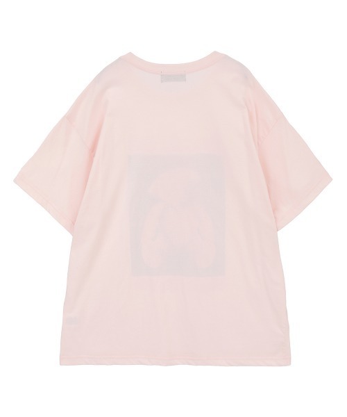 Candy Stripper（キャンディストリッパー）の「STAY BY MY SIDE BIG Tシャツ（Tシャツ/カットソー・レディース・ライトブルー/ブラック/オフホワイト/ピンク・FREE）」の5枚目の写真