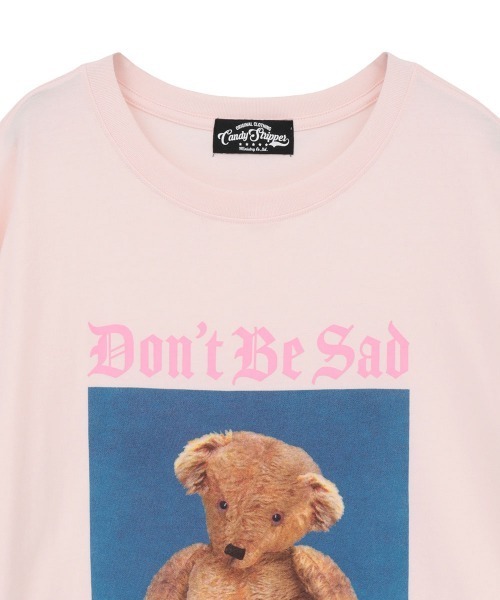 Candy Stripper（キャンディストリッパー）の「STAY BY MY SIDE BIG Tシャツ（Tシャツ/カットソー・レディース・ライトブルー/ブラック/オフホワイト/ピンク・FREE）」の6枚目の写真