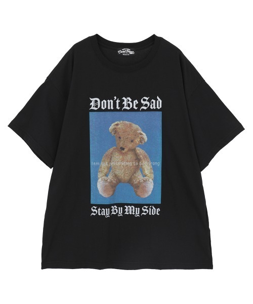 Candy Stripper（キャンディストリッパー）の「STAY BY MY SIDE BIG Tシャツ（Tシャツ/カットソー・レディース・ライトブルー/ブラック/オフホワイト/ピンク・FREE）」の12枚目の写真