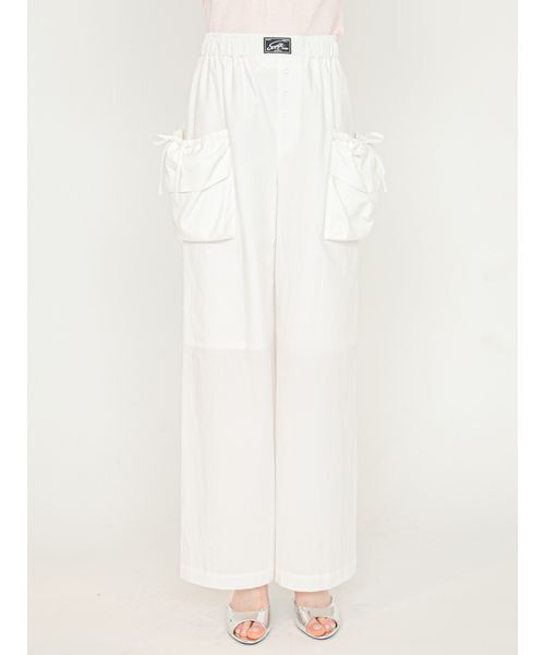 SORIN（ソリン　）の「Design Pockets Wide Pants/デザインポケットワイドパンツ（その他パンツ・レディース・ホワイト/ライトブルー・36/38）」の18枚目の写真