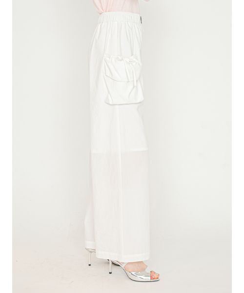 SORIN（ソリン　）の「Design Pockets Wide Pants/デザインポケットワイドパンツ（その他パンツ・レディース・ホワイト/ライトブルー・36/38）」の17枚目の写真