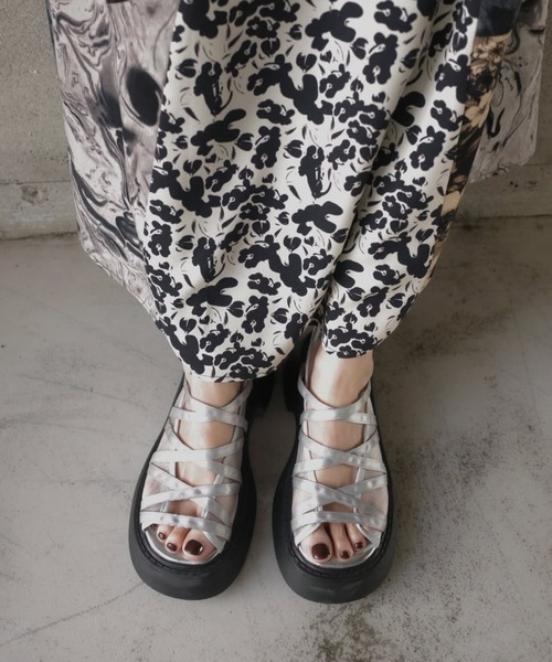 Ameri（アメリ）の「MEDI MARY JANE SHEER SANDAL（サンダル・レディース・チェリーピンク/シルバー/ブラック・SMALL/MEDIUM/LARGE）」の5枚目の写真