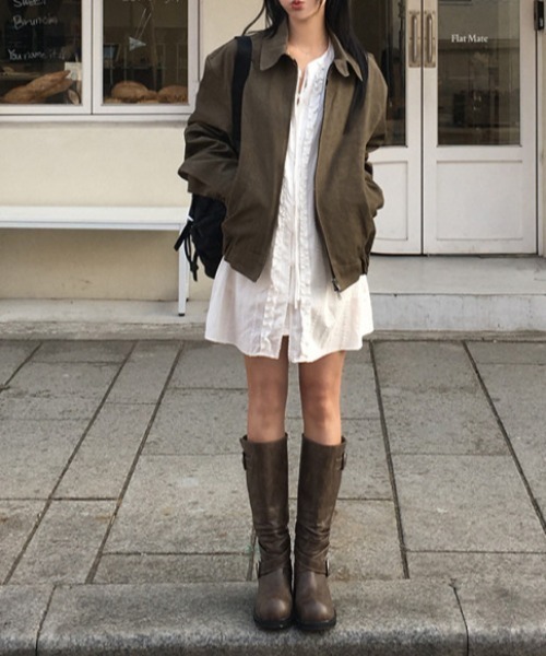 FAVORITO(ファヴォリート)の「フリルリボンロングシャツ(シャツ/ブラウス・レディース・ホワイト/ブラック・F)」の12枚目の写真