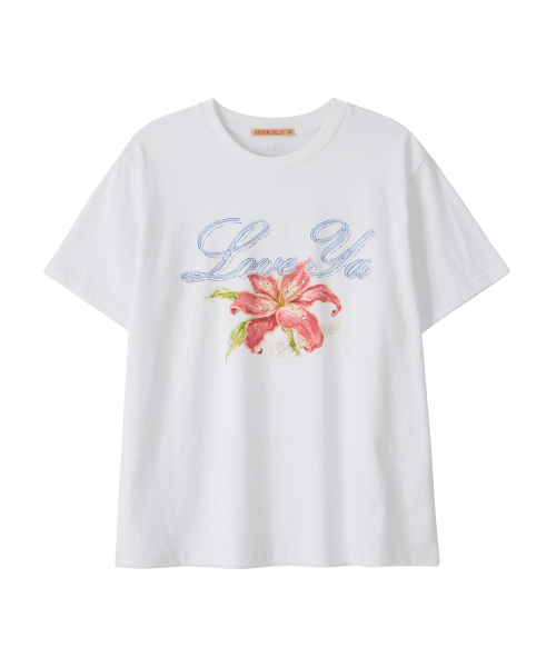 BITTER CELLS(ビターセルズ)の「リリークォーツT-ホワイト(Tシャツ/カットソー・レディース・その他・SMALL/MEDIUM/LARGE)」の2枚目の写真