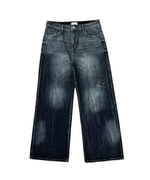 Chikashitsu +（チカシツプラス）の「【Chikashitsu +】washed slim denim pants / 【チカシツプラス】ウォッシュスリムデニムパンツ＜着用動画あり＞（デニムパンツ・メンズ・ブルー・M/S）」の22枚目の写真