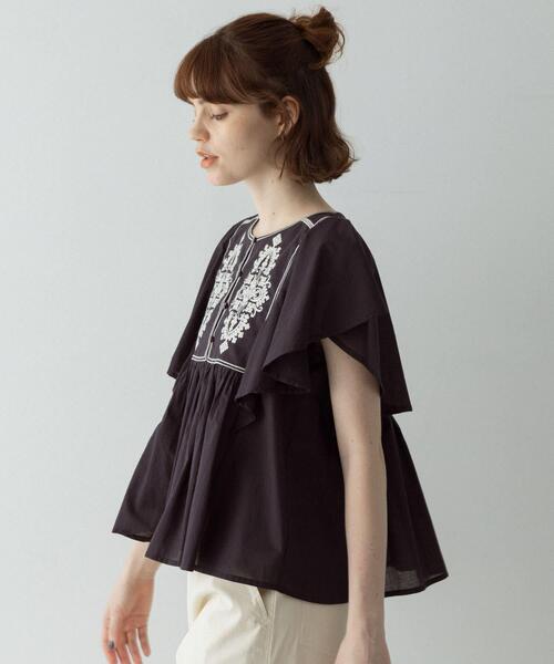 URBAN RESEARCH Sonny Label(アーバンリサーチサニーレーベル)の「スパンコールエンブロイダリーブラウス(シャツ/ブラウス・レディース・ブラック/オフホワイト/グリーン系その他/オレンジ・FREE)」の16枚目の写真