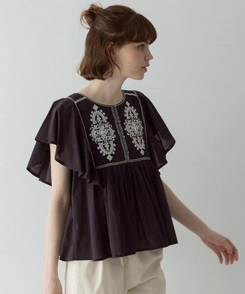 URBAN RESEARCH Sonny Label(アーバンリサーチサニーレーベル)の「スパンコールエンブロイダリーブラウス(シャツ/ブラウス・レディース・ブラック/オフホワイト/グリーン系その他/オレンジ・FREE)」の17枚目の写真
