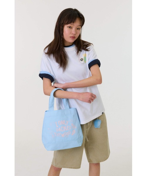EMIS(イミス)の「COASTAL EMBROIDERY T-SHIRT(Tシャツ/カットソー・レディース・ネイビー/ライトブルー/ホワイト系その他/ホワイト・FREE)」の7枚目の写真