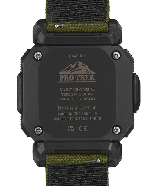 PRO TREK(プロトレック)の「Climber Line(クライマーライン) / 電波ソーラー / PRW-69YB-3JF(デジタル腕時計・メンズ・グリーン・FREE)」の9枚目の写真